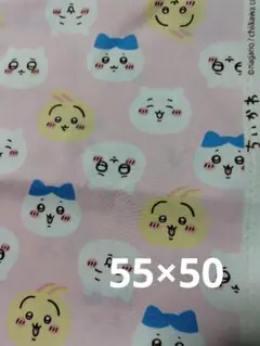 ちいかわ プリント生地 ピンク　オックス