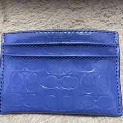 S*i様 財布　カードケース　ブルー　青　ブランド不明
