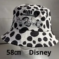 ディズニー　101匹わんちゃん　ドット柄　バケットハット　バケハ
