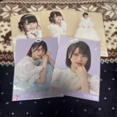 高嶺のなでしこ 星谷美来 直筆サイン入り生写真 ＋ 生写真コンプ