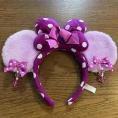 ミニー　カチューシャ 紫