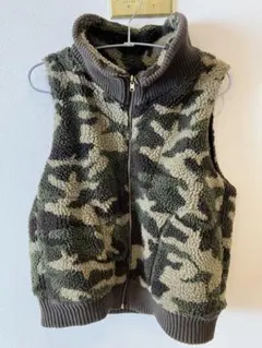 【B.C STOCK】迷彩柄ベスト Mサイズ