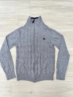 バーバリー　ブラックレーベル　ジップアップ　ニット　M 完売品