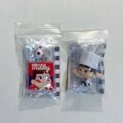ペコちゃん お菓子のめじるしアクセサリー2026 ミルキー シェフポコちゃん
