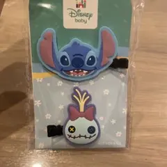 ディズニー スティッチ ヘアアクセサリー 2個セット　前髪クリップ