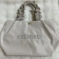CELFORD フリルラメ刺繍トートバッグ Sサイズのサムネイル