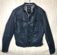 G-STAR RAW　ジースターロゥ　ライダースジャケット　ブルゾン　S