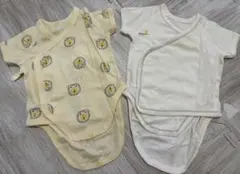 UNIQLO BABY 前開きボディスーツ 60cm 2枚セット