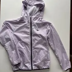 Nike チェック柄 ウィンドブレーカー　パープルギンガムチェック