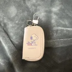 スヌーピー キーケース ピンク