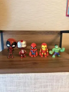 マーベルキャラクター フィギュア 5体セット