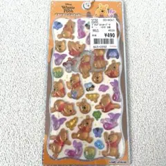 【正規品】プーさん　プチドロップステッカー　プチドロ　ディズニー　シール