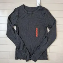 GU ウォームリブクルーネックT(12分袖)XL
