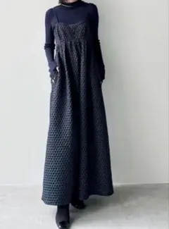 ココディール　ジャガードキャミワンピース