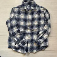 チェック柄 長袖シャツ 140サイズ