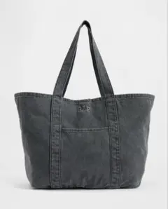 GAP　GAPロゴ　トートバッグ　ブラック②のサムネイル