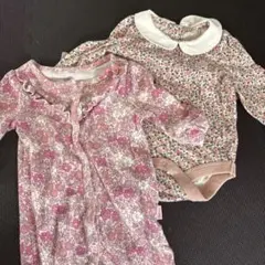 baby GAP 花柄ロンパース 0-3ヶ月