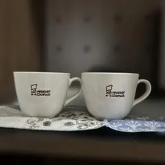 mister Donut ホワイトマグカップ 2個セット