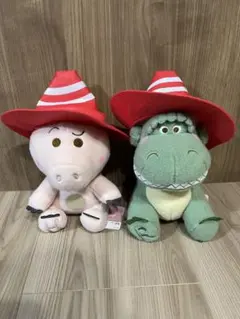 トイ・ストーリー ミルキーボアBIGぬいぐるみ レックス ハム 2種セット