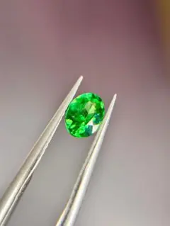 天然ツァボライト 0.38ct グリーンガーネット 宝石 ルース 天然石