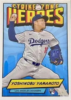 ☀️山本由伸 2024topps strike zone heroesドジャース
