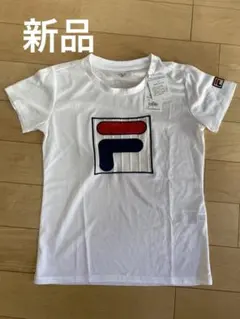 【新品】FILA フィラ　テニスウェア　半袖　ホワイト Tシャツ レディース