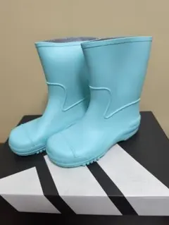 水色　長靴　キッズ　17cm　【即購入ok】【即日発送】