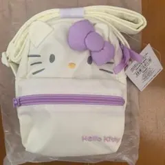 キティ様専用⭐︎ハローキティ ショルダーバッグ　ポーチ ホワイト×パープル