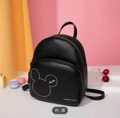 ❁*︎様 ブラック　ミニリュック　ミッキー