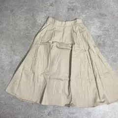 AZUL by moussy アズールバイマウジー　ベージュスカート　プリーツのサムネイル