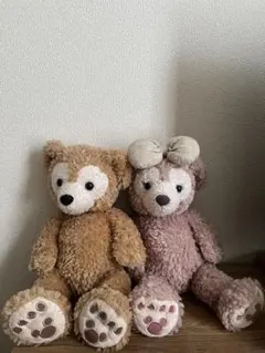 ダッフィー　シェリーメイ　ぬいぐるみ　2体セット