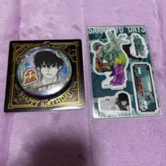 サカモトデイズ 勢羽夏生 バースデイ 名場面アクリルフィギュア 缶バッジ