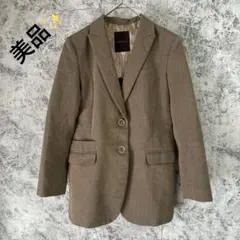 美品✨CROLLA クローラ　テーラードジャケット【38】ブラウン　日本製のサムネイル
