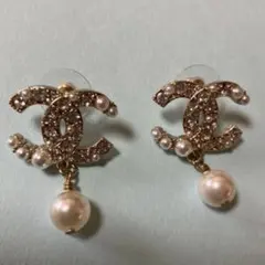 CHANEL ノベルティーパールピアス ヴィンテージ