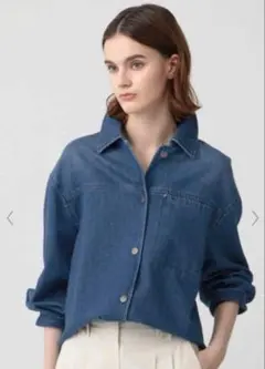 theory luxe 25SS デニム シャツ ジャケット Ivaneのサムネイル
