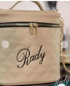 rady キルティングチェーンバニティバッグ　ベージュ　残り1