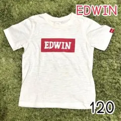 EDWIN エドウィン 半袖Tシャツ ホワイト 120cmのサムネイル