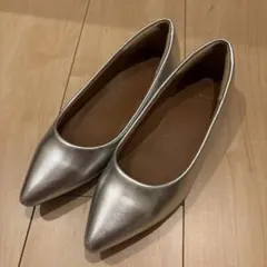 menue パンプス フラットヒールパンプス