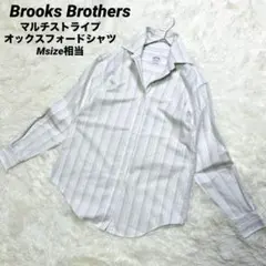 極美品 Brooks Brothers マルチストライプ オックスフォードシャツ