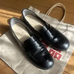 MARGARET HOWELL ideaブラックレザー ローファー 本革 - メルカリ