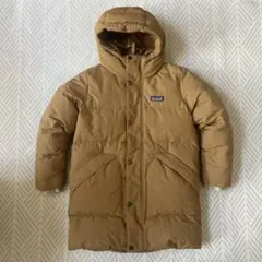 patagonia フード付きダウンコート S ベージュ