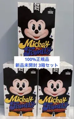 【新品未開封3個】POPMART Micky Family ミッキーファミリー
