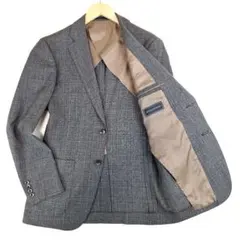 イタリア生地 JOHN PEARSE　テーラードジャケット　グレンチェック　A6
