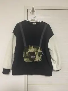 BREEZE 迷彩ポケット付きトレーナー