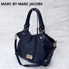 マークバイマークジェイコブス シボ革 レザー バッグ 2way ブラック y2k