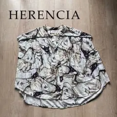 HERENCIA ヘレンチア ストラータアートプリント シャツ サイズ38のサムネイル