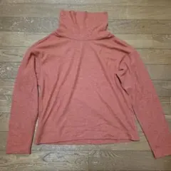 UNIQLO ヒートテック フリース リブオフタートルネックT 長袖 ユニクロ