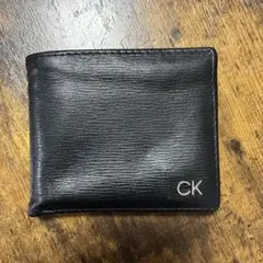 Calvin Klein 二つ折り財布 ブラック