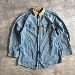 l*3様 80s ビンテージ バナナリパブリック デニムシャツ L 送料無料　メ