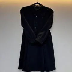 150 女の子 黒ワンピース